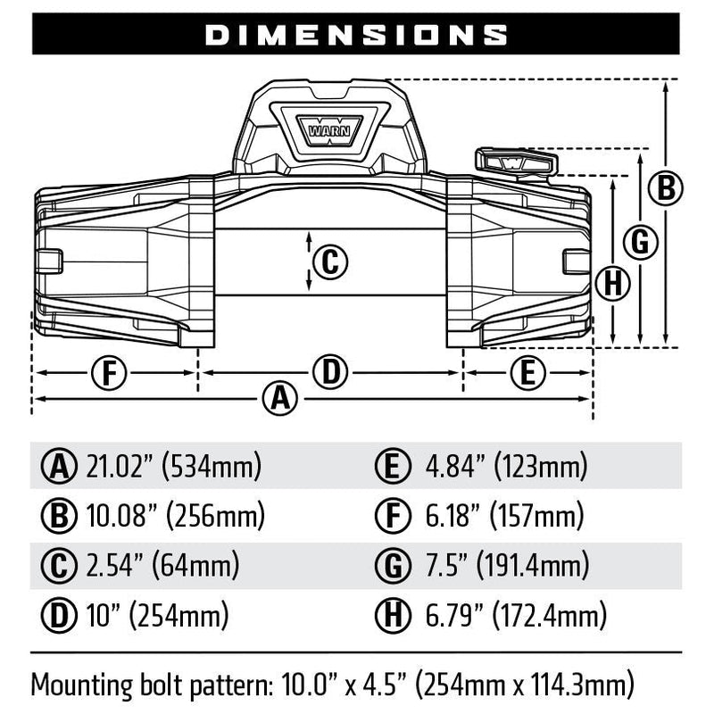 Warn VR EVO 12 WINCH - 103254