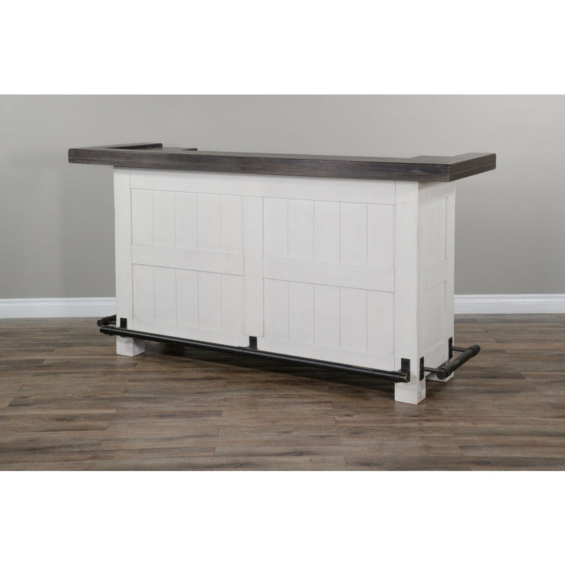 Sunny Designs Carriage House - Bar - White / Dark Brown - 1959EC