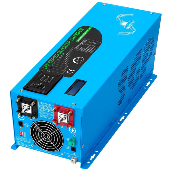 3000W DC 24V Pure Sine Wave Inverter With Charger - LFP3K24V120VSG