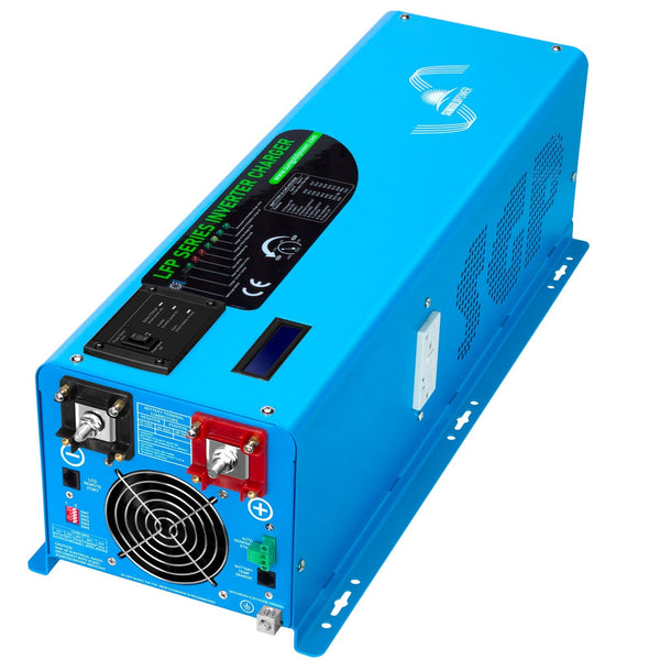 6000W DC 24V Split Phase Pure Sine Wave Inverter With Charger - LFP6K24V230VSP