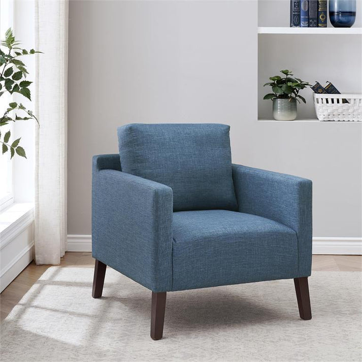 Coast2Coast Home Nashville Accent Chair Blue / Espresso - 90310