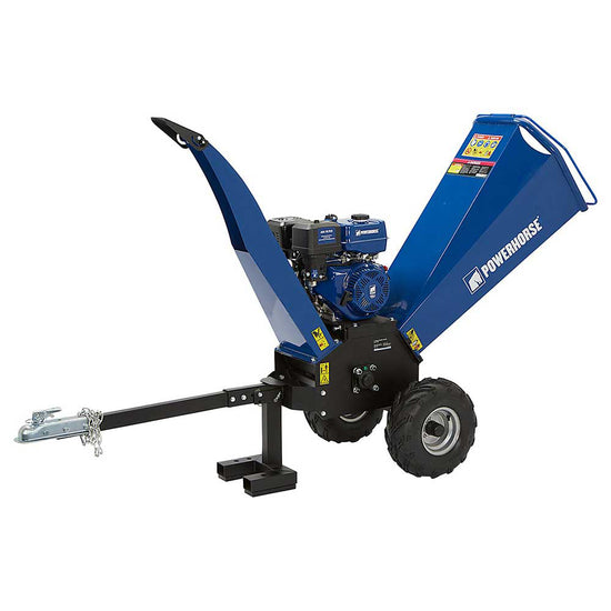 Powerhorse Towable 5in. Wood Chipper + Shredder — 420cc OHV Engine - 115061