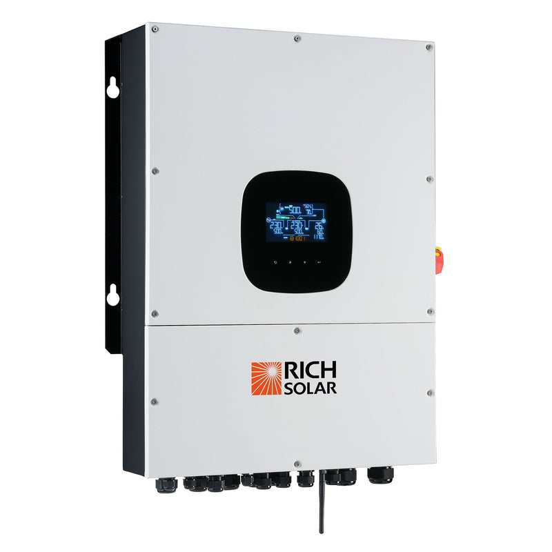 RICH SOLAR NOVA 12K PV Hybrid Inverter | All-In-One Solar Inverter | 12000W PV Input | 10000W Output | 48V 120/240V Split Phase PRE-ORDER - Backyard Provider