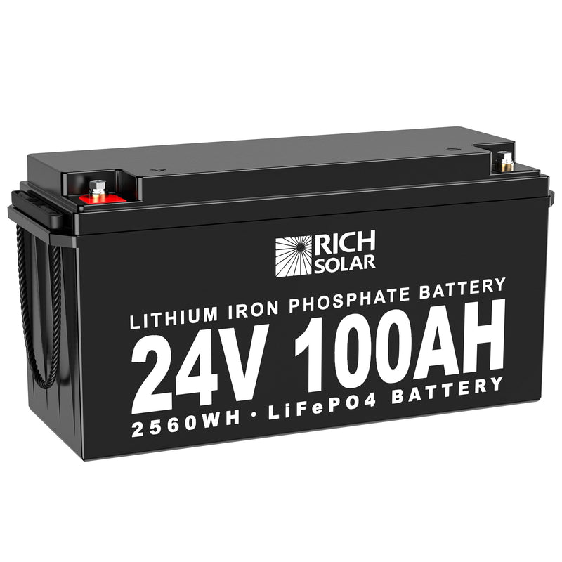 24V 100Ah LiFePO4 Lithium Iron Phosphate Battery - Backyard Provider