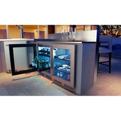 Perlick 24" Outdoor Built-In Beverage Center with 5.2 cu. ft. Capacity, Stainless Steel Door - HP24BO-4-1