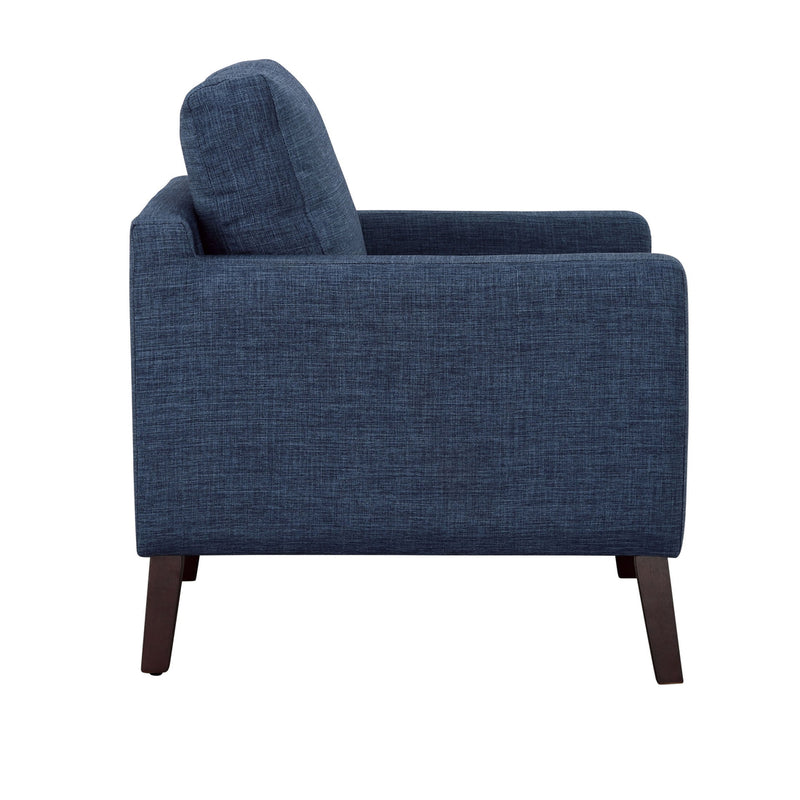 Coast2Coast Home Nashville Accent Chair Blue / Espresso - 90310