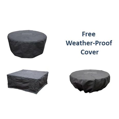 Prism Hardscapes 48"triton Fire Bowl with Free Cover - Ph-404-4ng_d515