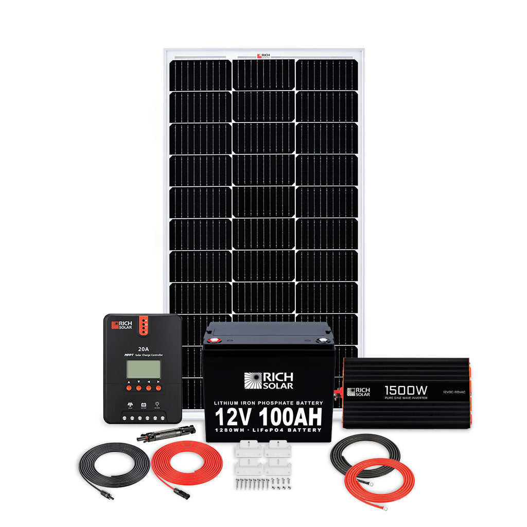 100W RV 12V Kit - Backyard Provider