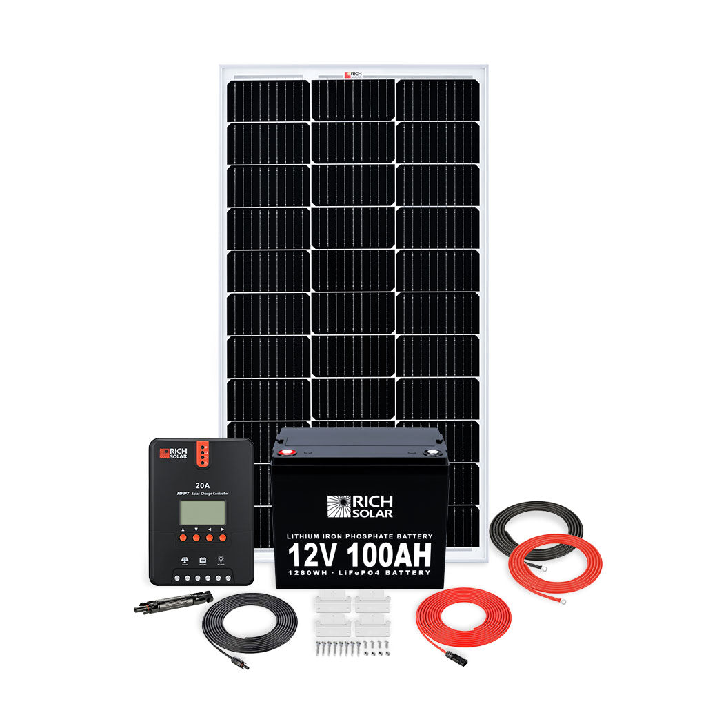 100W RV 12V Kit - Backyard Provider