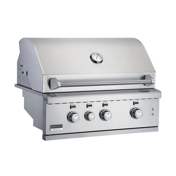 Broilmaster 32-Inch 4-Burners Premium Natural Gas Grill in Stainless Steel - BSB324N