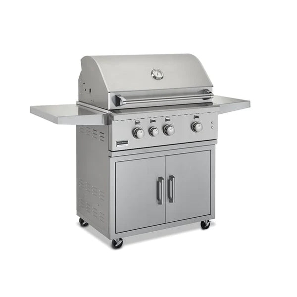 Broilmaster 32-Inch 4-Burners Premium Propane Gas Grill in Stainless Steel - BSB324P