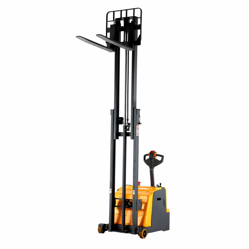 Apollolift Counterbalanced Electric Stacker 2200lbs 118" High - Backyard Provider