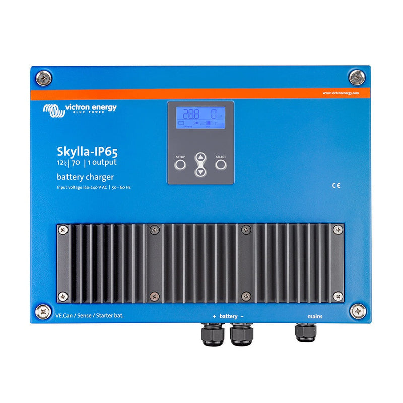 Victron Energy Skylla-IP65 12/70 1+1 120-240VAC Battery Charger - SKY012070000 - CW87880