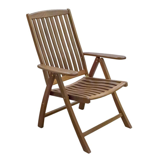 Whitecap Reclining Arm Chair - Teak - 60071 - CW89218