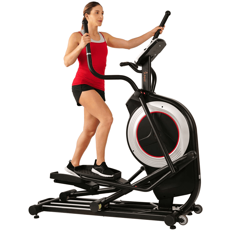 Sunny Health & Fitness Motorized Elliptical Machine Trainer