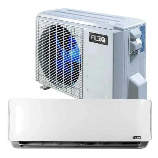 ACiQ 12,000 BTU 21.4 SEER2 Single Zone Wall Mounted Mini Split System w/ WiFi - Backyard Provider