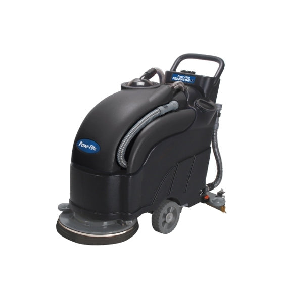 Powr-Flite Predator, Floor Scrubber, 17", 11 Gallon, Battery, Pad Assist, Disk - POW-PAS17BA-BC