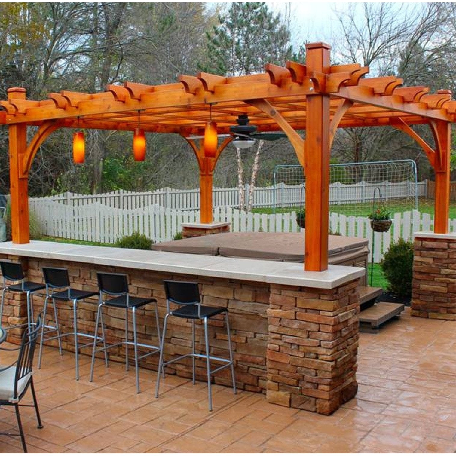 Outdoor Living Today Cedar Pergolas | 12×12 - BZ1212