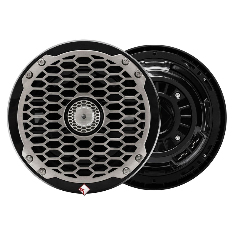 Rockford Fosgate Punch Marine 8" 200W 2Way Boat Full Range Speakers 2 Pack - 122889