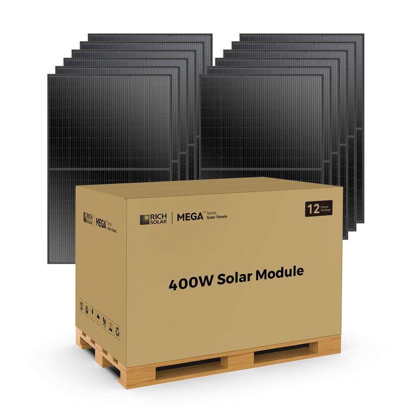 MEGA 400 Watt Monocrystalline Solar Panel | High Efficiency | Best Panel for Grid-Tie and Off-Grid - Backyard Provider