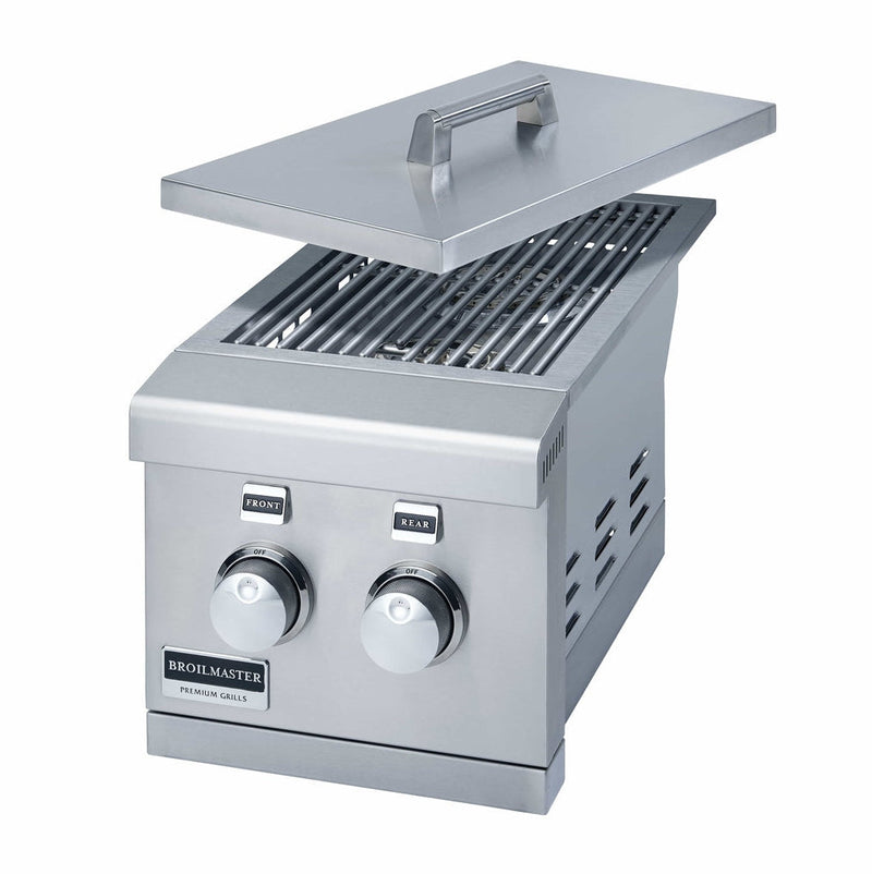 Broilmaster 12-Inch Slide-In Double Side Burner in Stainless Steel - BSABF12N