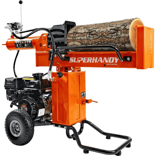 Super Handy Portable 7HP 25 Ton Hydraulic Gas Powered Log Splitter New - GUO096