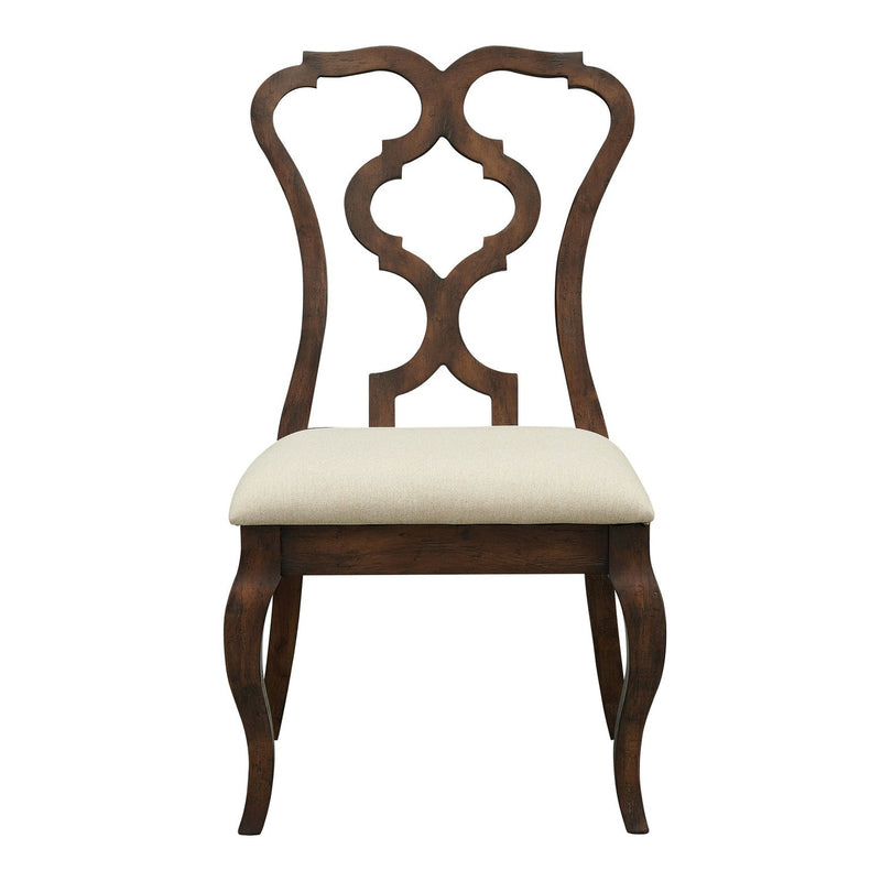 Coast2Coast Home Chateau Upholstered Dining Side Chairs Set of 2 Brown - 60223