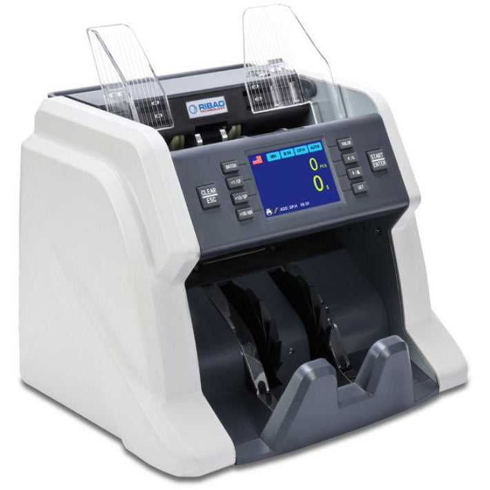 Ribao Mixed Denomination Professional Bill Value Counter CIS/UV/MG/IR Counterfeit Detection - BC-40