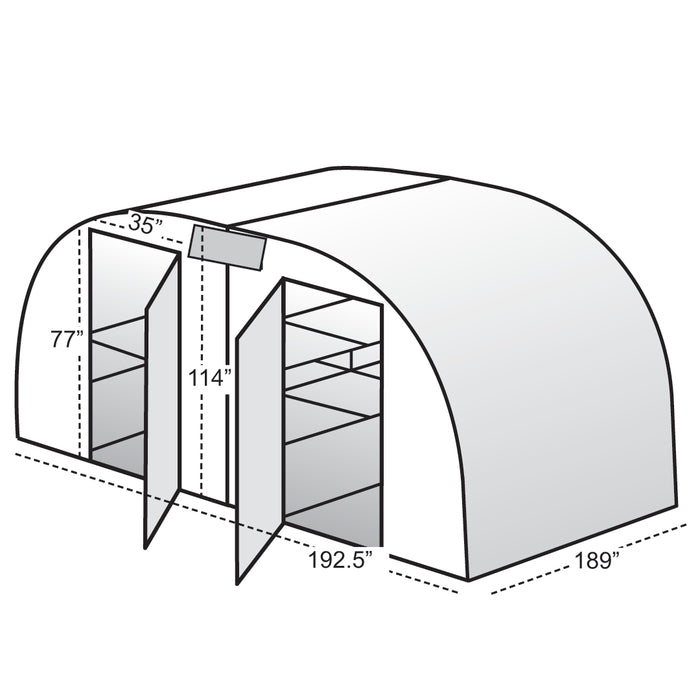 Solexx Harvester Basic Greenhouse - G-408