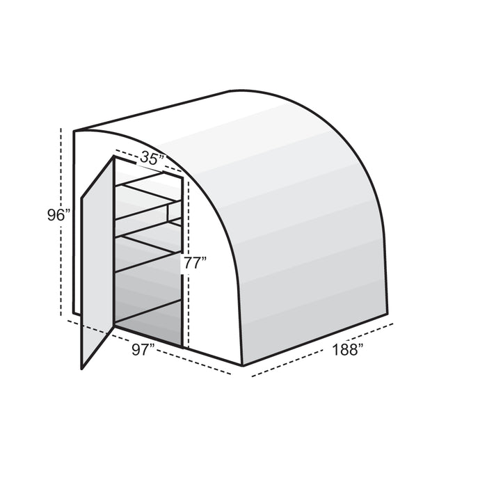 Solexx Harvester Basic Greenhouse - G-408