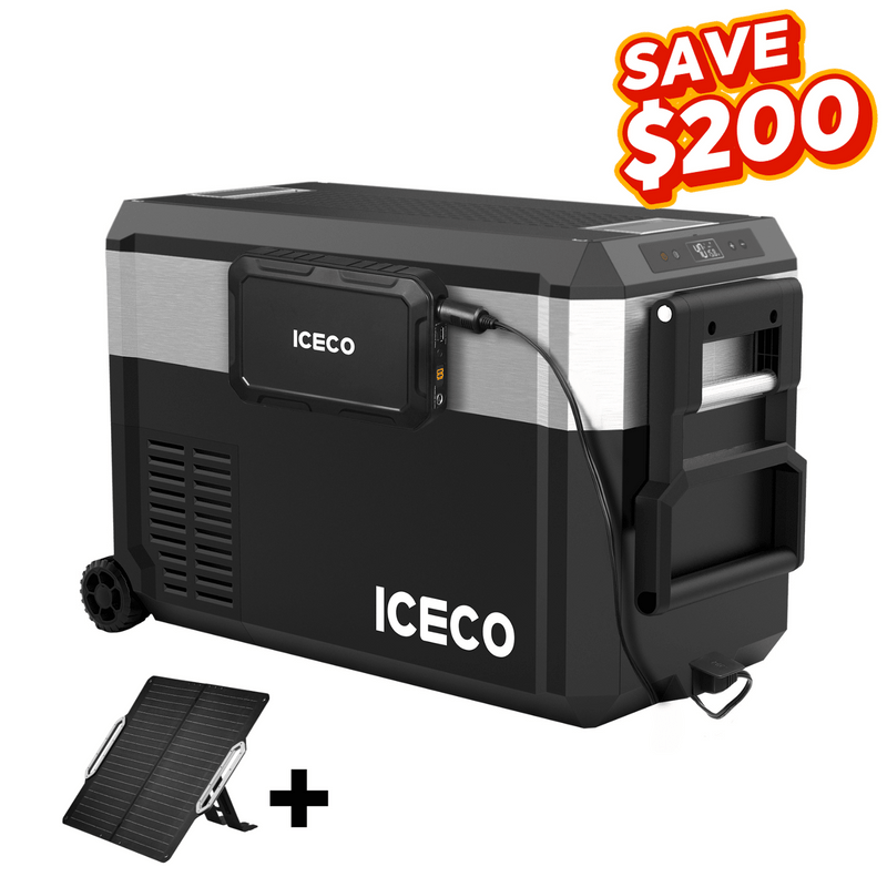 JP Pro Wheeled Portable Freezer with Magnetic Battery | ICECO