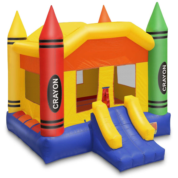 17'x13' Commercial Inflatable Crayon Bounce House by Cloud 9 - Backyard Provider