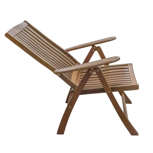 Whitecap Reclining Arm Chair - Teak - 60071 - CW89218