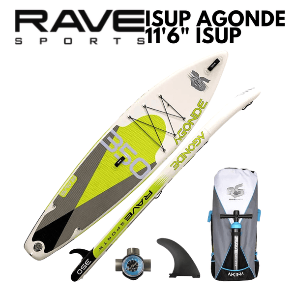 Rave Sports 11'6" Agonde Green Inflatable Paddleboard