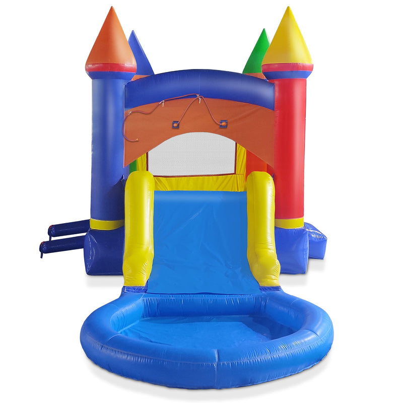 Commercial Inflatable Bounce House with Water Slide and Blower - Backyard Provider