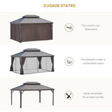 Outsunny 12x16 Hardtop Gazebo - 84C-204V01