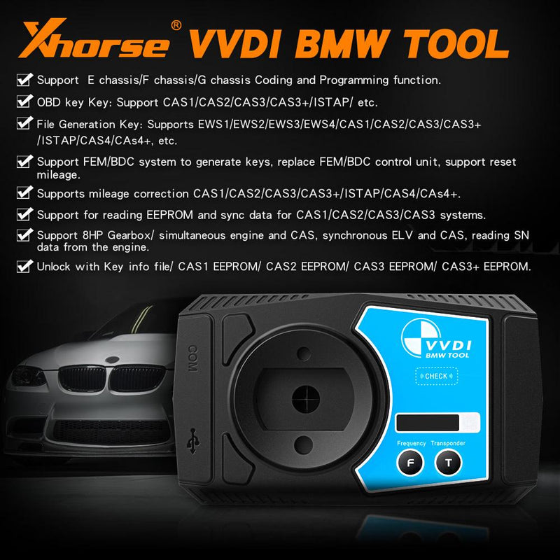 Xhorse - VVDI BMW Programming Tool - Support Mileage Correction - XHS-BMWTOOL