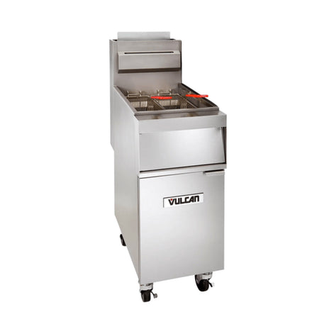 Vulcan 65-70 Lb. Liquid Propane Floor Fryer - 150,000 BTU - 1GR65M-2C