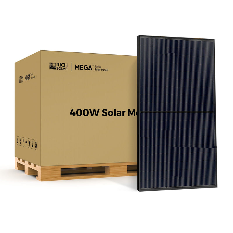 MEGA 400 Watt Monocrystalline Solar Panel | High Efficiency | Best Panel for Grid-Tie and Off-Grid - Backyard Provider