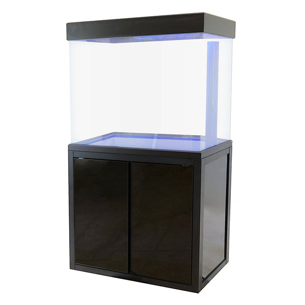 AQUA DREAM 50 GALLON TEMPERED GLASS AQUARIUM BLACK-AD-860-ABK