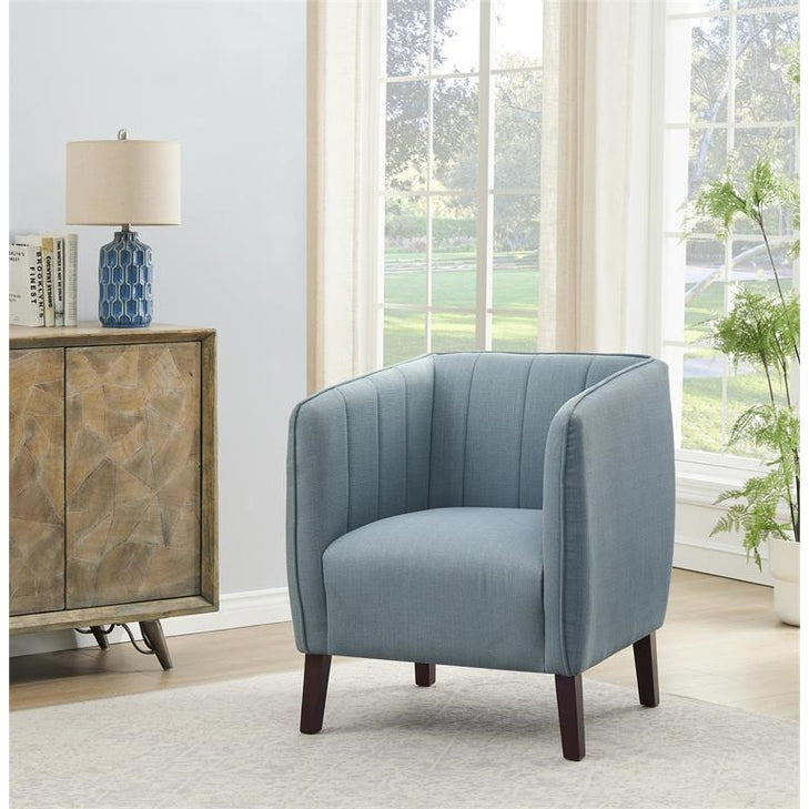 Coast2Coast Home Studio Accent Chair Blue Green / Espresso - 90307