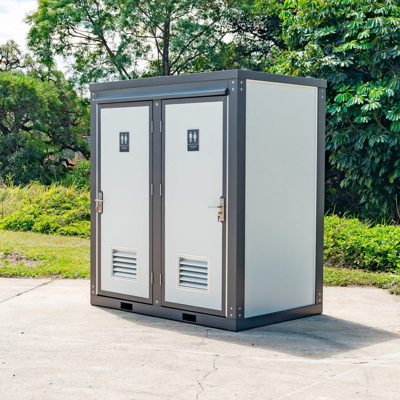 Bastone 2 Private Toilet Stalls Portable Restroom PM000121