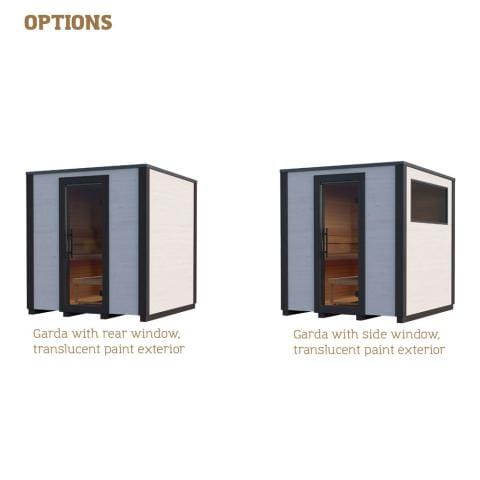 Auroom Garda Outdoor Cabin Sauna | Translucent White