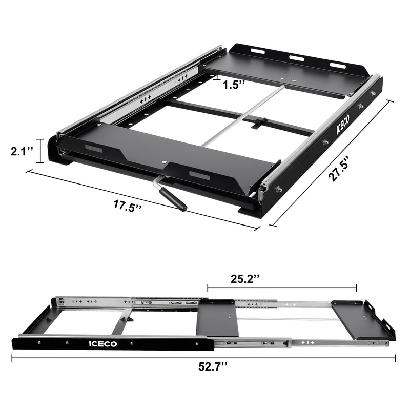 JP Pro Wheeled Portable Freezer with Slide Mount | Ships out in Mid-April