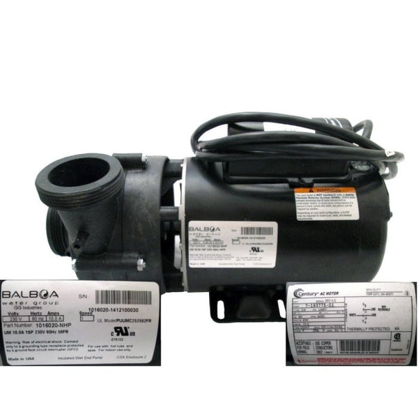 MASTER SPAS Pump, 10a 1sp 230v 56fr - X320529