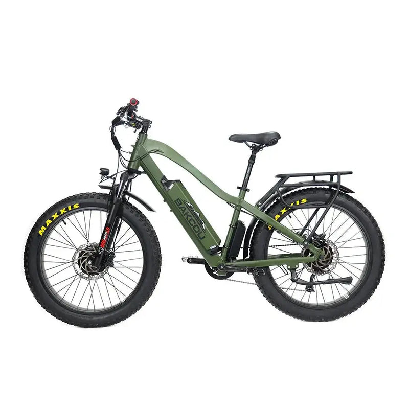 Performer 2024 Bakcou KODIAK AWD All Wheel Drive Dual Hub 48V Fat Tire Electric Bike