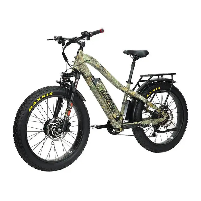 Performer 2024 Bakcou KODIAK AWD All Wheel Drive Dual Hub 48V Fat Tire Electric Bike