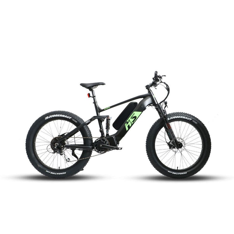 Performer 2024 Eunorau FAT-HS 1000W 48V 14Ah Mid Drive Fat Tire Suspension Electric Bike