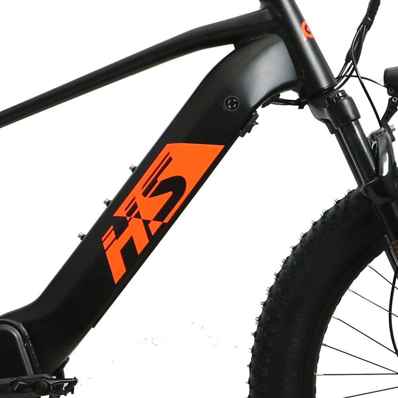 Performer 2024 Eunorau FAT-HS 1000W 48V 14Ah Mid Drive Fat Tire Suspension Electric Bike