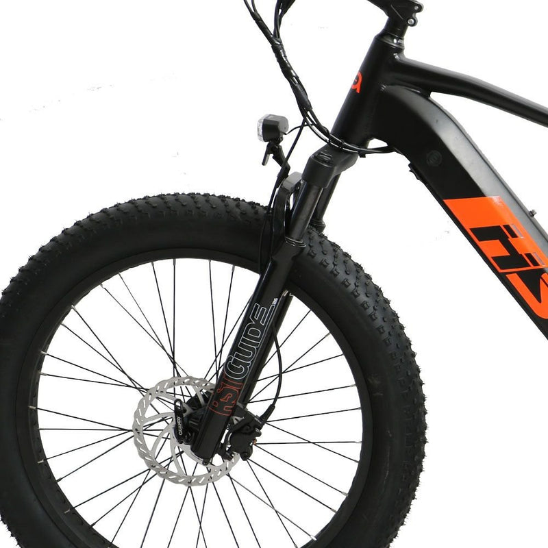 Performer 2024 Eunorau FAT-HS 1000W 48V 14Ah Mid Drive Fat Tire Suspension Electric Bike